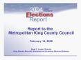 Metropolitan King County Council PowerPoint PPT Presentation
