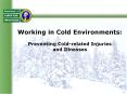 Working in Cold Environments: PowerPoint PPT Presentation