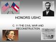 HONORS USHC PowerPoint PPT Presentation