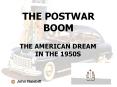 THE POSTWAR BOOM PowerPoint PPT Presentation