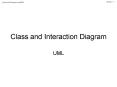 Class and Interaction Diagram PowerPoint PPT Presentation