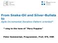 From Snake-Oil and Silver-Bullets to Agile-Incremental-Iterative-Pattern-oriented* PowerPoint PPT Presentation