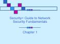 Security  Guide to Network Security Fundamentals  Chapter 1 PowerPoint PPT Presentation