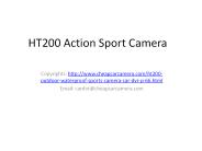 Action sports camera bicycling camera