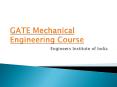 GATE Mechanical Course PowerPoint PPT Presentation