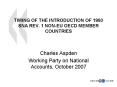 TIMING OF THE INTRODUCTION OF 1993 SNA REV. 1 NON-EU OECD MEMBER COUNTRIES PowerPoint PPT Presentation