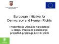 European Initiative for Democracy and Human Rights PowerPoint PPT Presentation