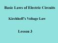 Basic Laws of Electric Circuits PowerPoint PPT Presentation