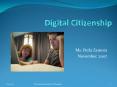 Digital Citizenship PowerPoint PPT Presentation