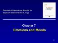 Emotions and Moods PowerPoint PPT Presentation