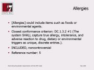 Allergies
