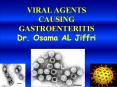 VIRAL AGENTS CAUSING GASTROENTERITIS Dr. Osama AL Jiffri PowerPoint PPT Presentation
