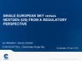 SINGLE EUROPEAN SKY versus NEXTGEN (US) FROM A REGULATORY PERSPECTIVE PowerPoint PPT Presentation