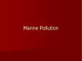 Marine Pollution PowerPoint PPT Presentation