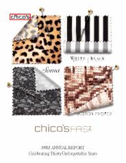 Chico's 2012 ANNUAL REPORT