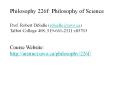 Philosophy 226f: Philosophy of Science PowerPoint PPT Presentation