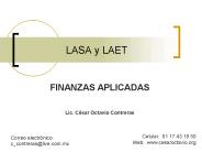 LASA y LAET