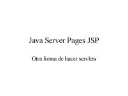 Java Server Pages JSP