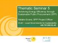 Thematic Seminar 5 -Achieving Energy Efficiency through Sustainable Public Procurement (SPP) PowerPoint PPT Presentation
