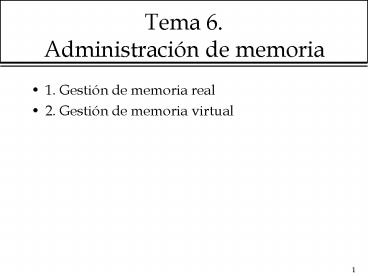 Tema 6. Administraci