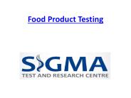 Food testing laboratory in delhi