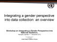 Integrating a gender perspective into data collection: an overview PowerPoint PPT Presentation
