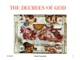 THE DECREES OF GOD PowerPoint PPT Presentation