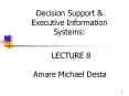 LECTURE 8  Amare Michael Desta PowerPoint PPT Presentation