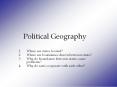 Political Geography PowerPoint PPT Presentation
