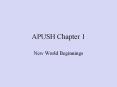APUSH Chapter 1 PowerPoint PPT Presentation