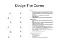 Dodge The Cones PowerPoint PPT Presentation
