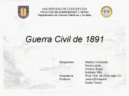 Guerra Civil de 1891
