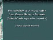 Uso sustentable de un recurso costero