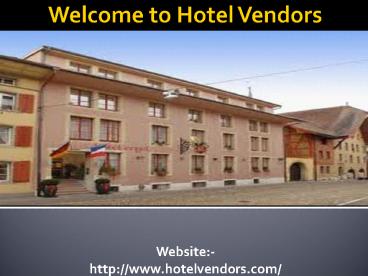 hotel vendors
