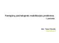 Pareigunu psichologines reabilitacijos problemos 1 paskaita PowerPoint PPT Presentation