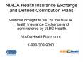 NIADA Health Insurance Exchange and Defined Contribution Plans PowerPoint PPT Presentation