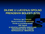 DILEME U LIJECENJU SPOLNO PRENOSIVIH BOLESTI (STD)