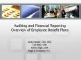 Auditing and Financial Reporting Overview of Employee Benefit Plans PowerPoint PPT Presentation