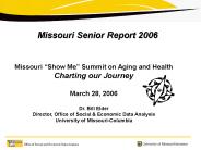 Missouri Senior Report 2006