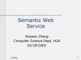 Semantic Web Service PowerPoint PPT Presentation