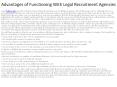 5Advantages of Functioning With Legal Recruitment Agencies PowerPoint PPT Presentation