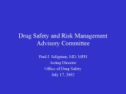Drug Safety and Risk Management Advisory Committee