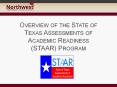 Overview of the State of Texas Assessments of Academic Readiness (STAAR) Program PowerPoint PPT Presentation