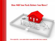 How Will You Pack Before You Move?
