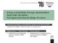 Energy sustainability through representative large-scale simulation : the logical and physical design of 'xeona' PowerPoint PPT Presentation