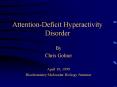 Attention-Deficit Hyperactivity Disorder PowerPoint PPT Presentation