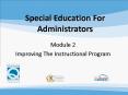Special Education For Administrators PowerPoint PPT Presentation