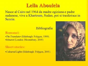 Leila Aboulela