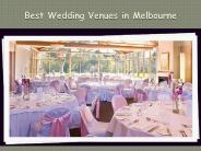 Best Wedding Venues in Melbourne
