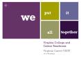 Virginia College and Career Readiness PowerPoint PPT Presentation